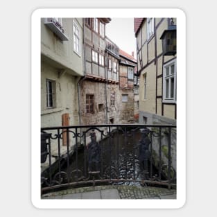 Quedlinburg, view from the stone bridge Sticker